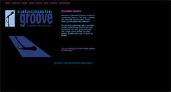 Desktop Screenshot of catacousticgroove.com