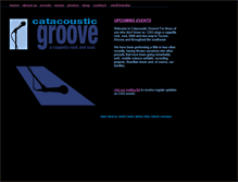Tablet Screenshot of catacousticgroove.com